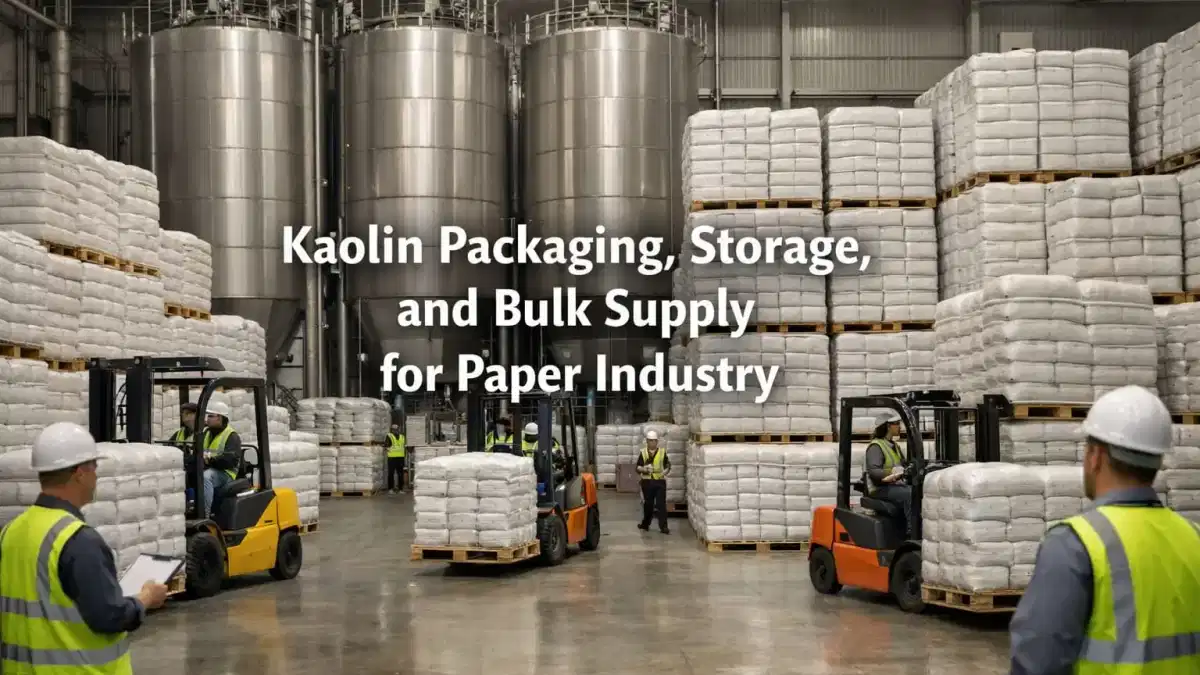 Kaolin Packaging, Storage, and Bulk Supply for Paper Industry